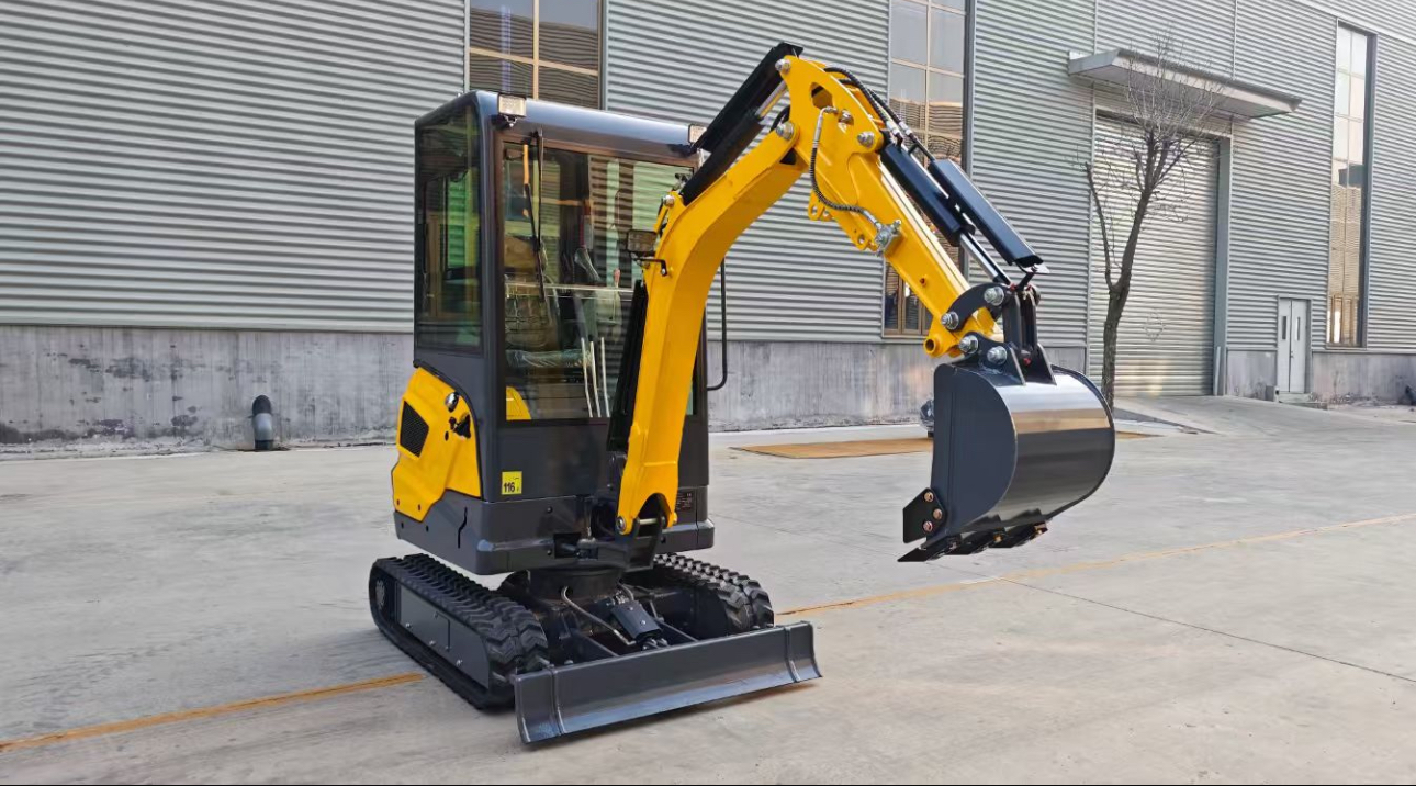 New excavator with Kubota engine